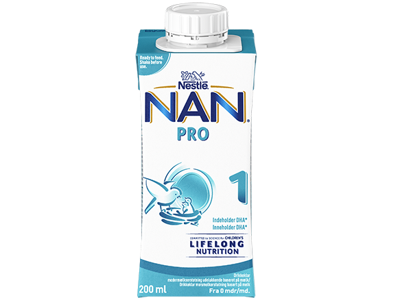 Nestlé NAN PRO 1 drikkeklar morsmelkerstatning 200ml tetra  for spedbarn fra fødselen
