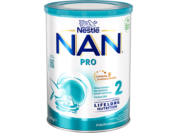 Nestlé NAN PRO 2 pulver 800g dåse 5HMO