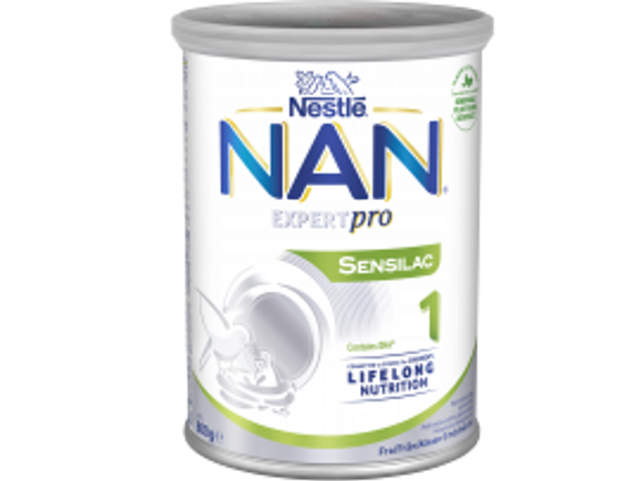 Nestlé NAN EXPERTPRO Sensilac 1, jauhemainen äidinmaidonkorvike, 800g, alkaen 0 kk