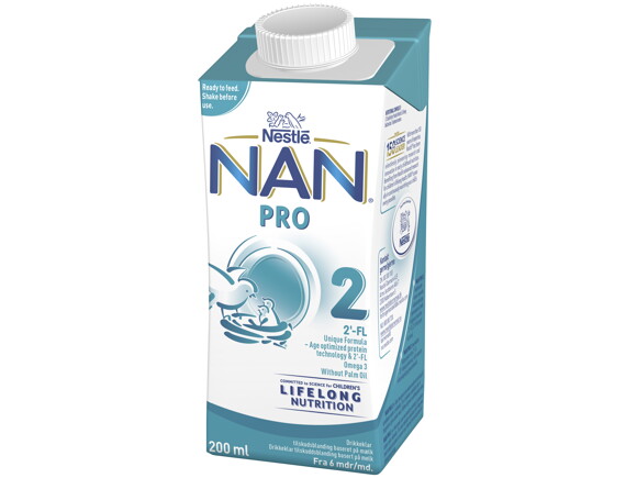 NAN PRO 2, 2'-FL, Drikkeklar, 200ml