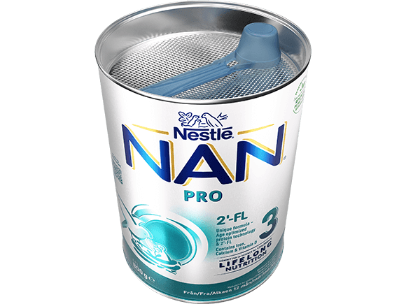 Nestlé NAN PRO 3 pulver 800g boks open 1