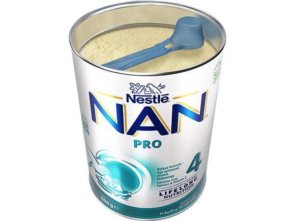 Nestlé NAN PRO 4 mælkedrik 800g pulver open 3