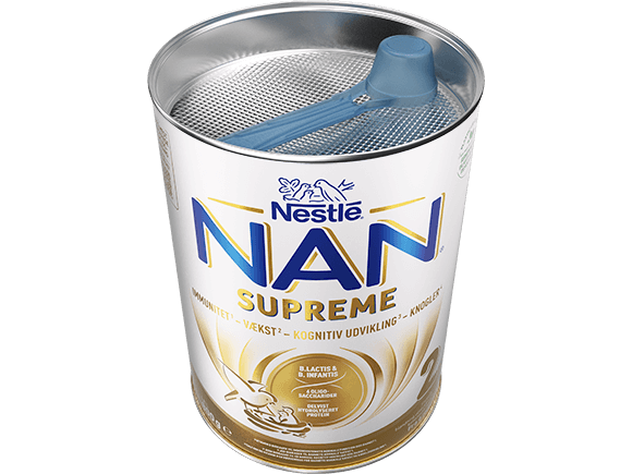 Nestlé NAN SUPREME 2 pulver 800g dåse open 1
