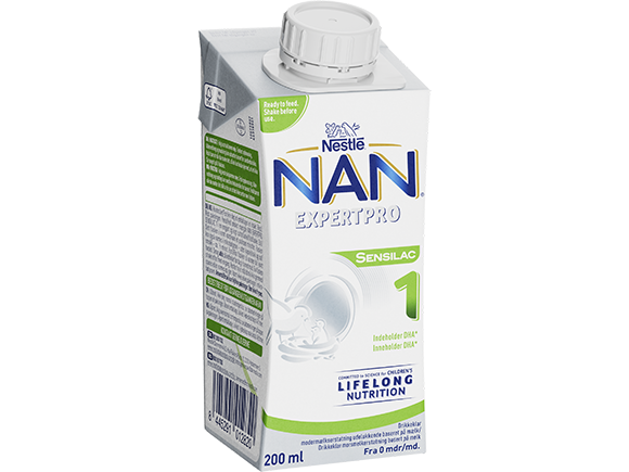 Nestlé NAN EXPERTPRO SENSILAC 1 drikkeklar morsmelkerstatning 200ml tetra left
