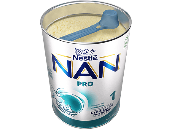 Nestlé NAN PRO 1 pulver 800g boks. Open 3