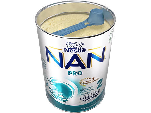 Nestlé NAN PRO 2 pulver 800g dåse 5HMO open 3