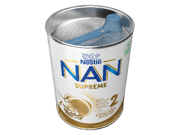 Nestlé NAN SUPREME 2 pulver 800g dåse. Tilskudsblanding til spædbørn fra 6 måneder
