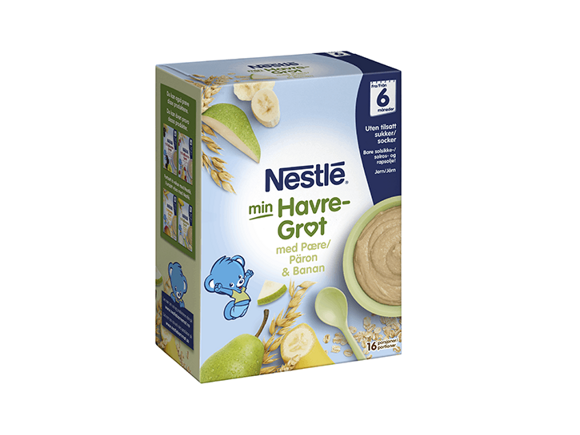 Nestlé min Havregrøt med Pære & Banan
