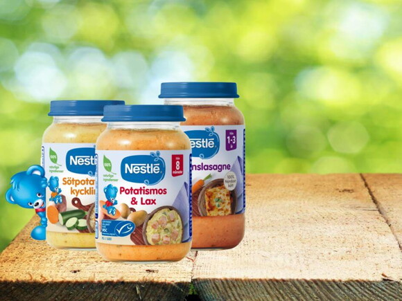 Hållbarhet Nestlé Barnmatsburkar